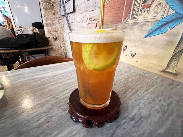 iced lemon tea